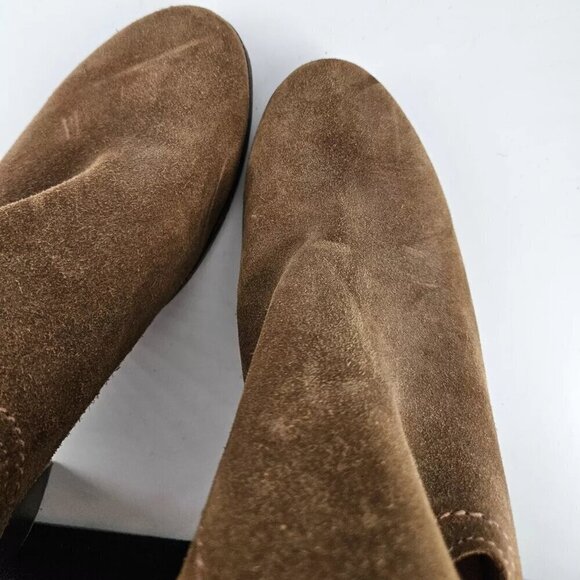 Frye Meghan Chestnut Suede Shootie Ankle Bootie Boot Womens Size 9 B - Picture 3 of 11